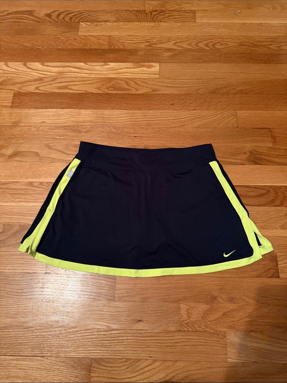 Nike Black Skort with Neon Yellow Trim